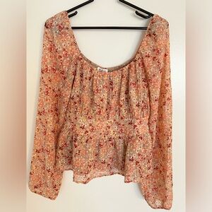 Macy’s Planet Heart - Junior’s Girl’s Top - Warm Taupe Color - Size L